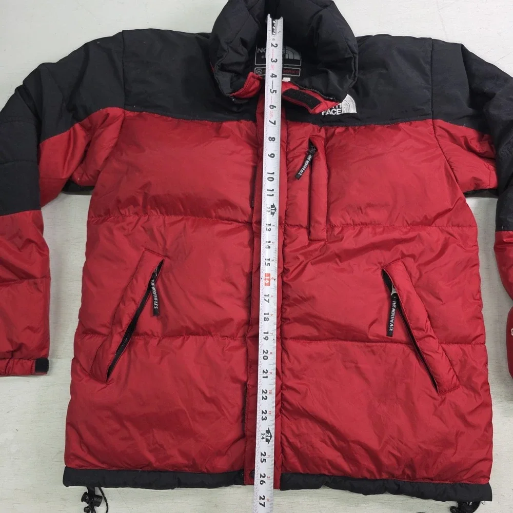 North Face Summit Series Gore-Tex XCRDown Puffer Jacket Mens M Red Black Vtg‎